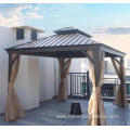 3x3 aluminium outdoor garden Solid Roof outdoor Motorised